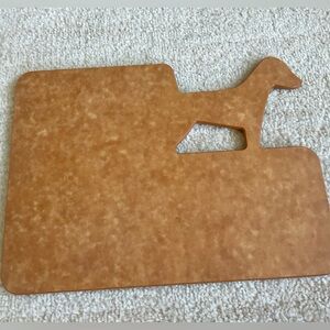 NWT Dog Theme Wood Fiber Cutting Board
